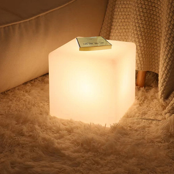 Ambient Cube Floor Lamp - Enhances Room Ambiance - Soft and Warm Light