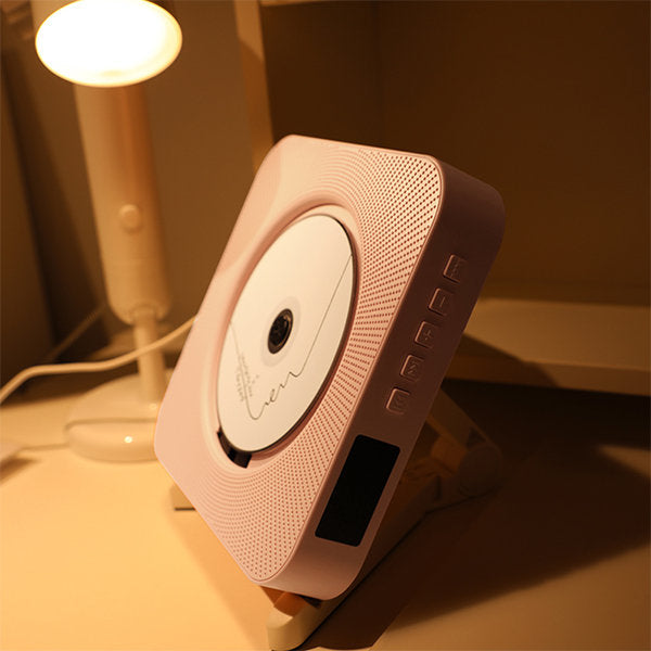 Stylish CD Player - White - Black - Pink - High-quality Sound - Enjoy Music