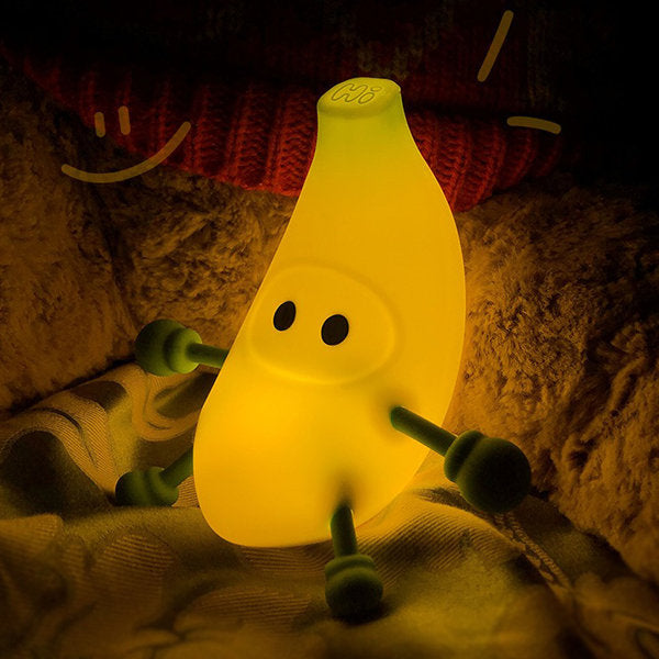 Adorable Banana Night Light - Cozy and Whimsical Touch - Soft Glow