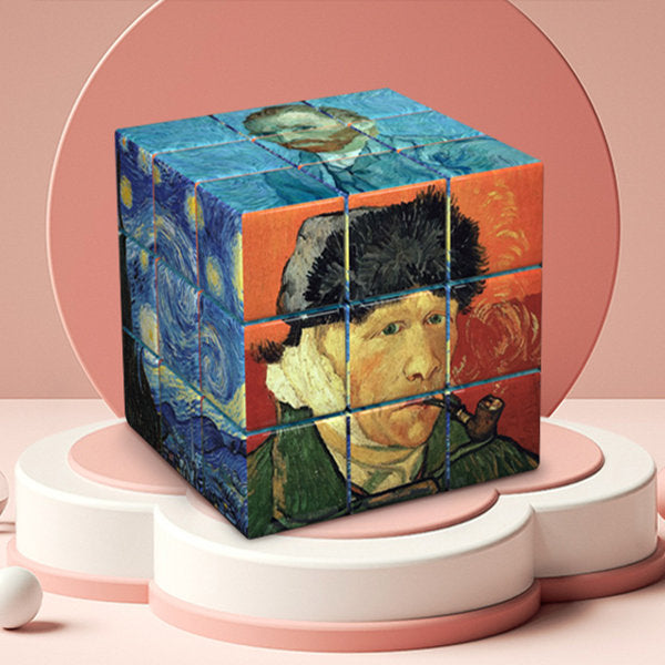 Artist Themed Rubik's Cube - Van Gogh - Kid's Toy
