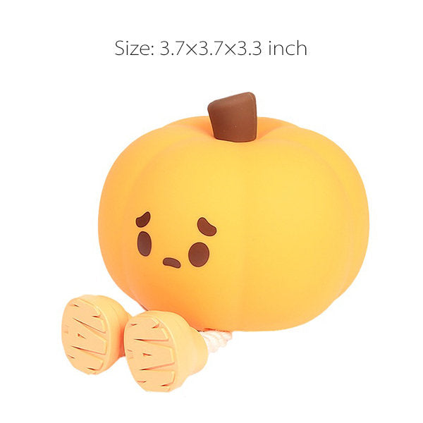 Pumpkin Shaped Night Light - Phone Stand - Comforting Glow - Halloween Decor