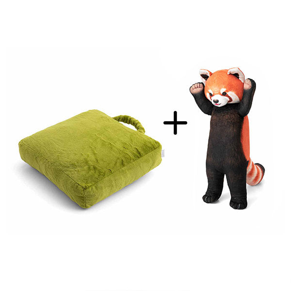 Cute Red Panda Inspired Pillow - Cozy Feel - Add a Fun Touch to Your Space