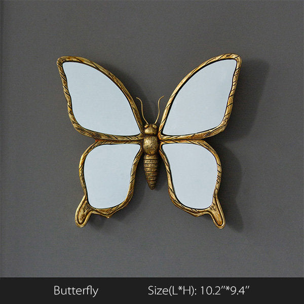 Vintage Home Decor Accent - Dragonfly and Butterfly Wall Hanging - Retro Elegance