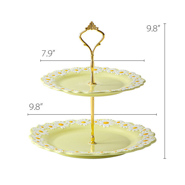 Daisy Dessert Stand - Pastel Yellow - Elegant and Charming - Wedding or Party