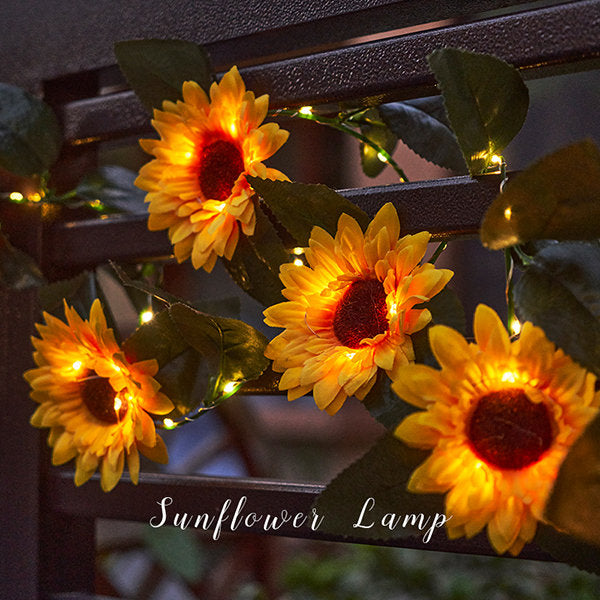 Sunflower String Lights - Solar-powered - Light Up Your Garden