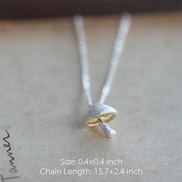Enchanting Mushroom Necklace - Versatile For Any Outfit - Nature Lovers