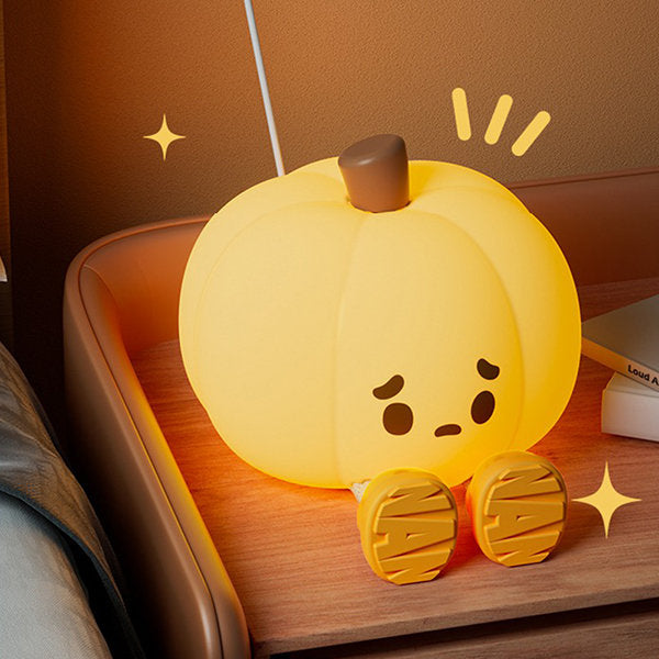 Pumpkin Shaped Night Light - Phone Stand - Comforting Glow - Halloween Decor