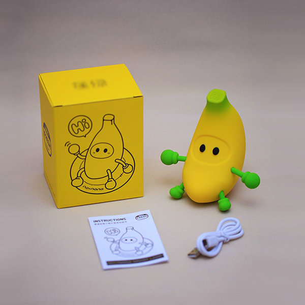 Adorable Banana Night Light - Cozy and Whimsical Touch - Soft Glow