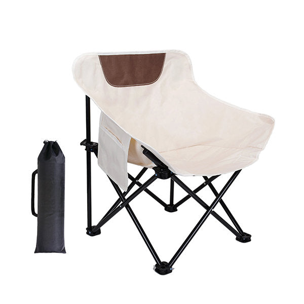 Portable Outdoor Camping Folding Chair - Green - Beige - Lightweight - Easy to Fold