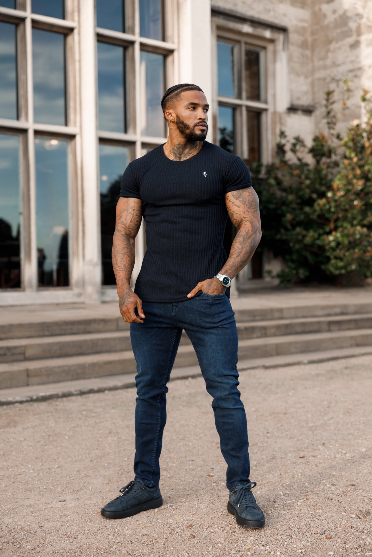Discover Ultimate Comfort with Father Sons Ultra Soft Navy Stretch Relaxed Jeans - FSJEAN007