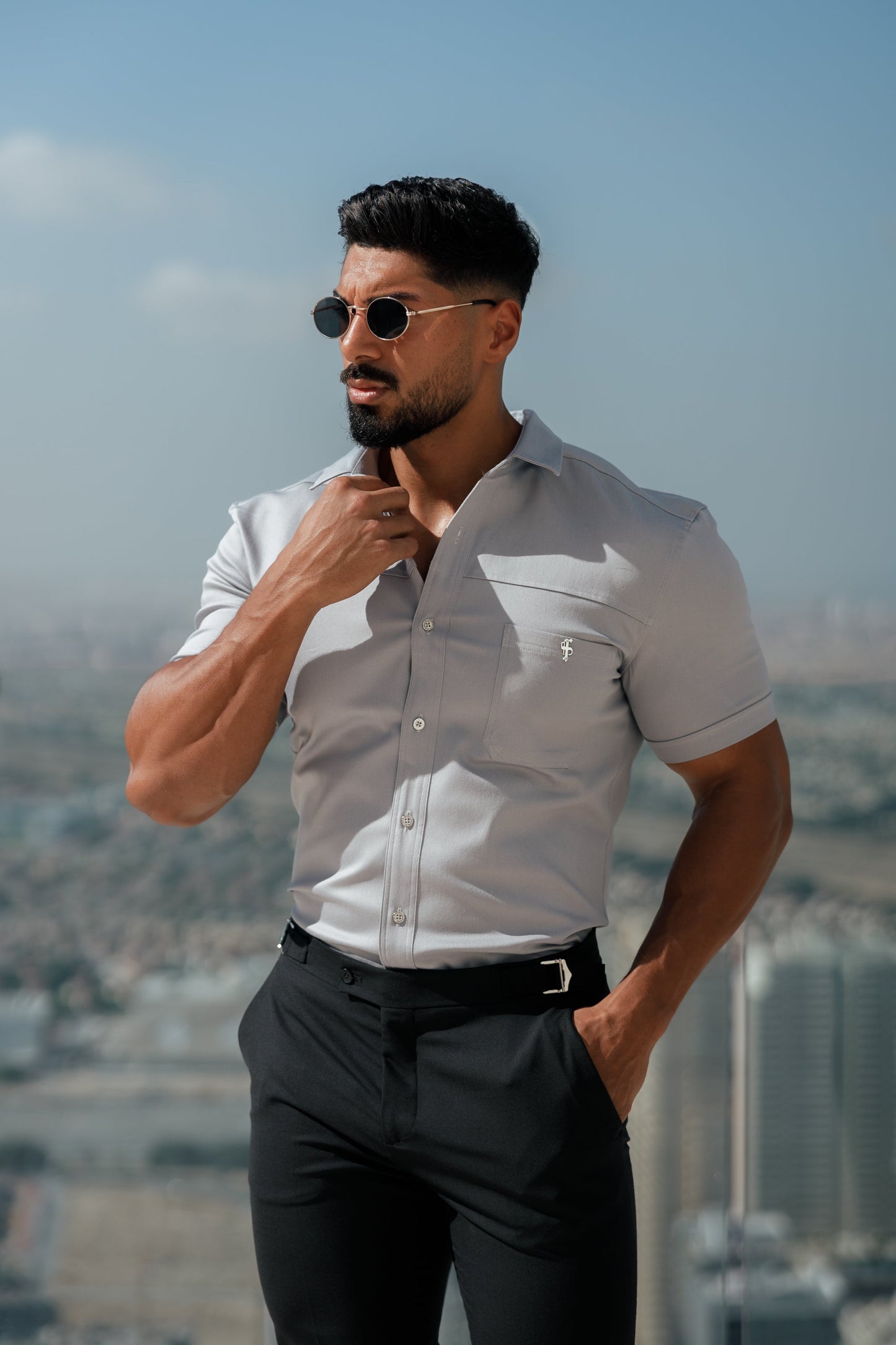 Elevate Your Style: Father Sons Slim Fit Black Stretch Trousers with Chic Silver Waist Adjusters - Pre-Order Now for September 19th!