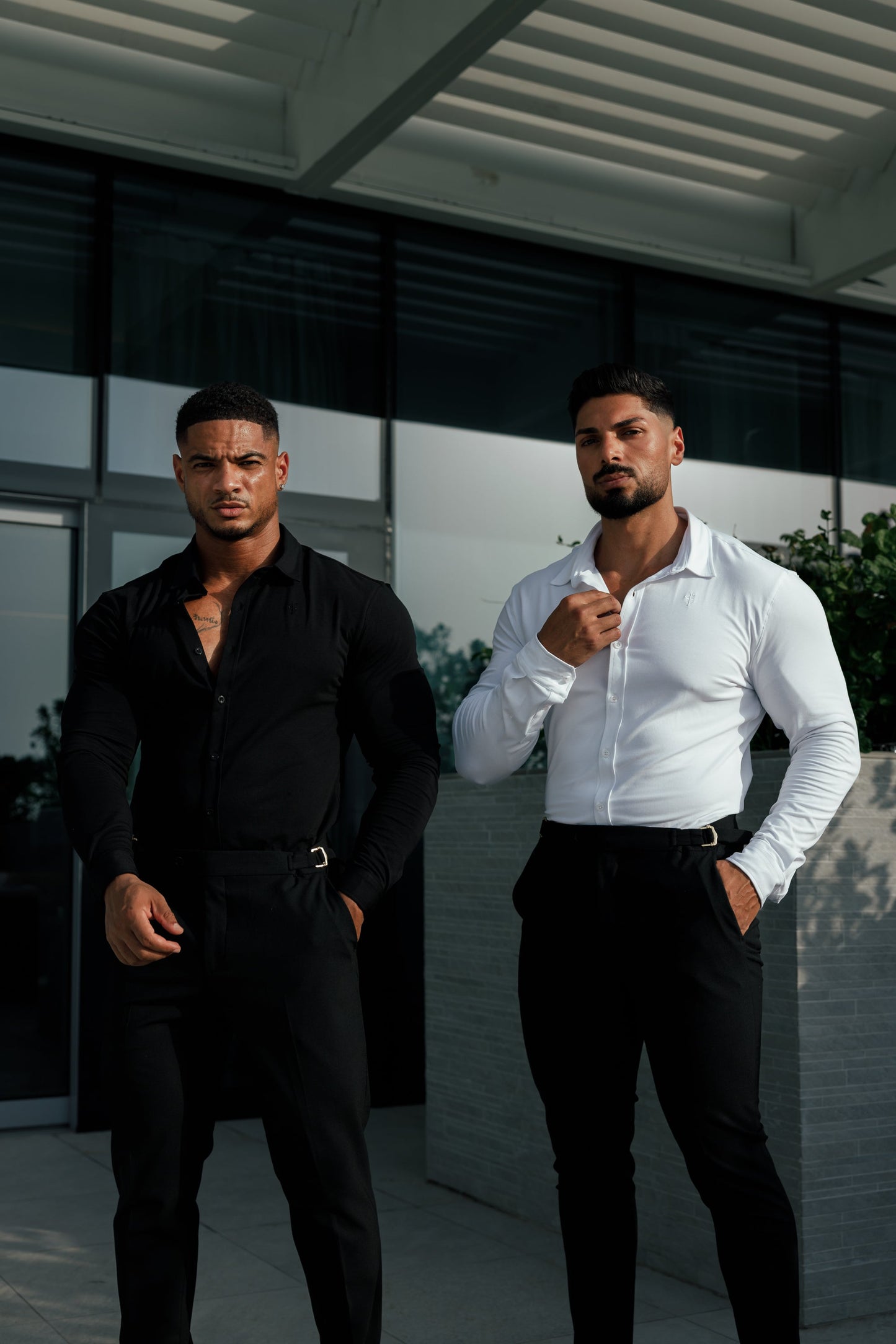 Sleek Black Long Sleeve Jersey by Father Sons - FSD004