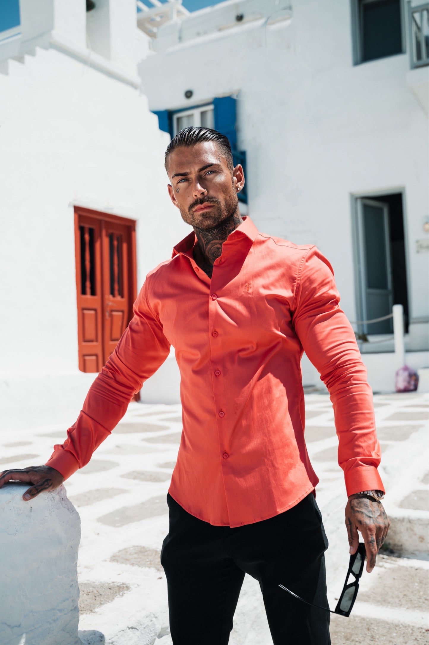 Father Sons Coral Slim Fit Sateen Long Sleeve Shirt - FS969