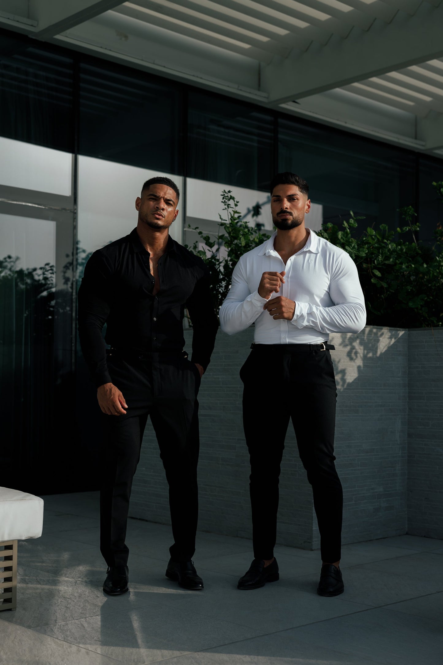 Sleek Black Long Sleeve Jersey by Father Sons - FSD004