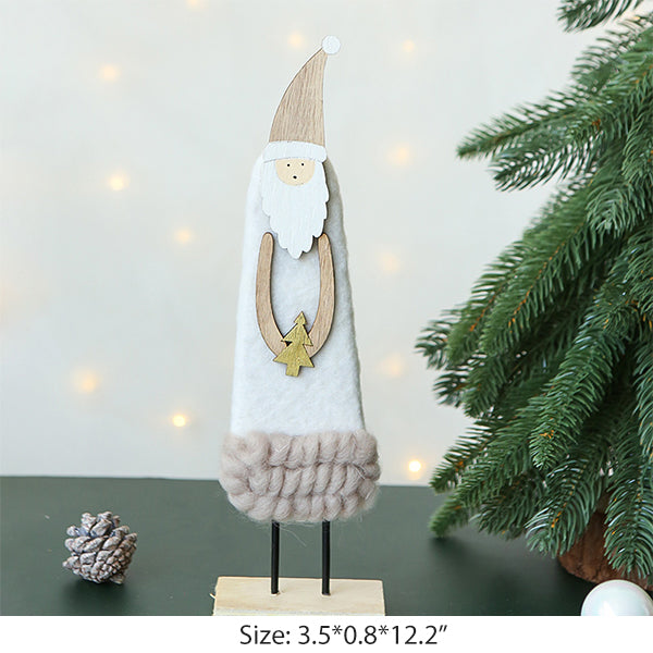 Wool Felt Christmas Decor - Handcrafted Holiday Ornaments - 3 Styles - Cozy Holiday Home Decor
