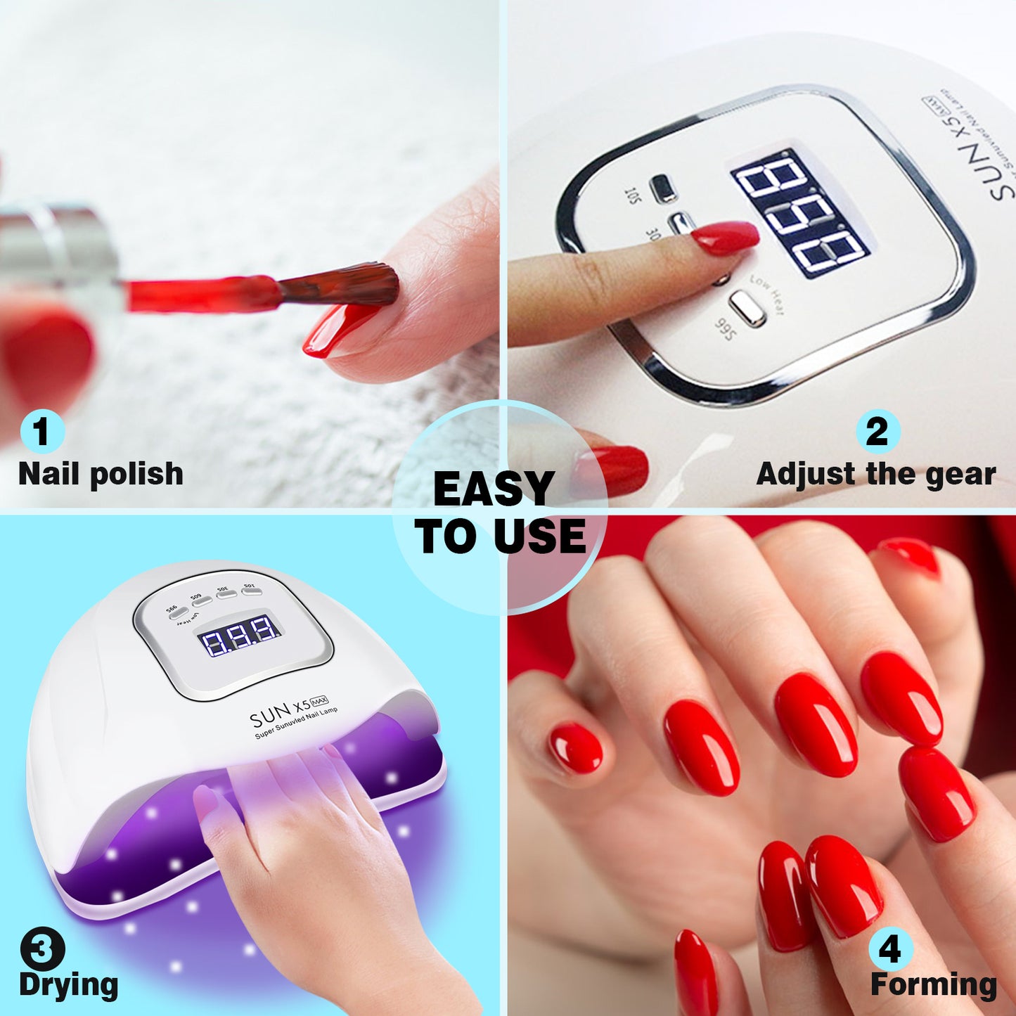UV LED Nail Lamp + Fast curing