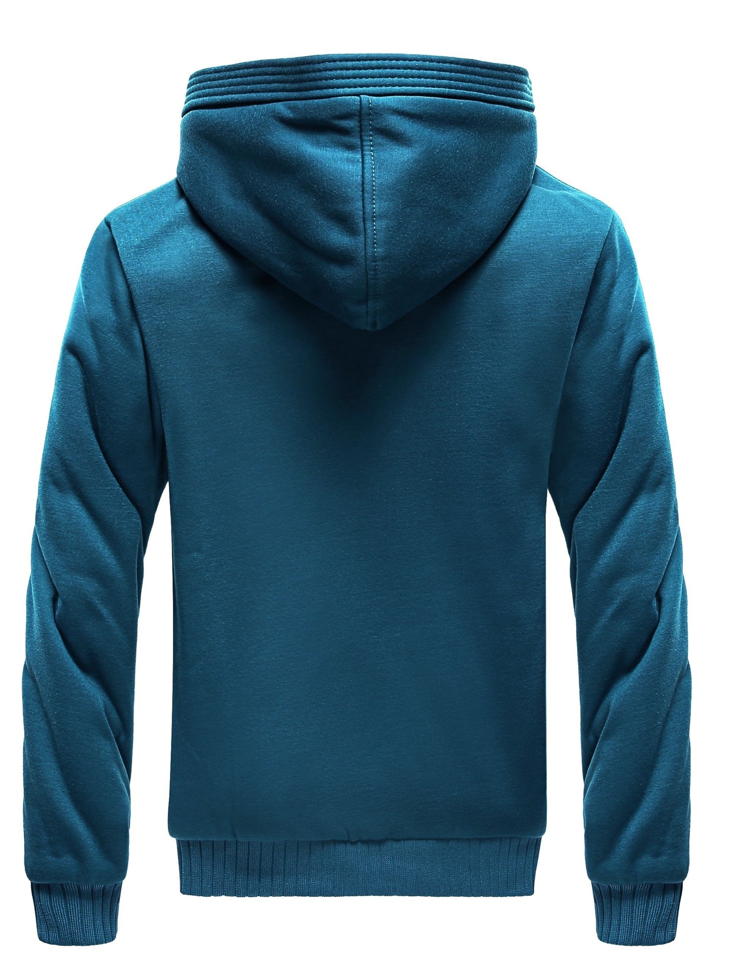 Cozy Color Block Fleece Hooded Jacket -