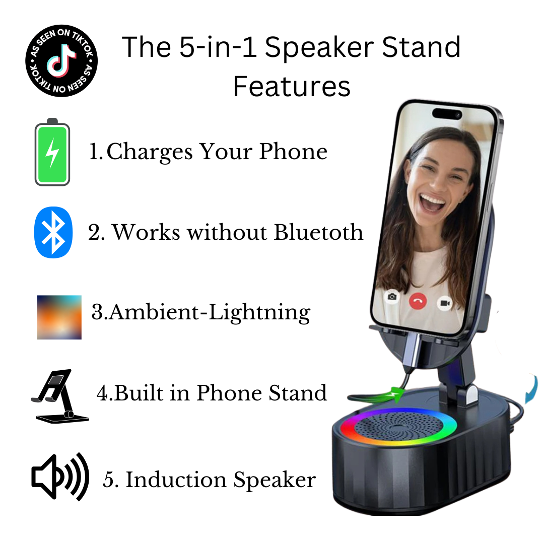 5 IN 1 DJ FLIP 2.0 INDUCTION SPEAKER