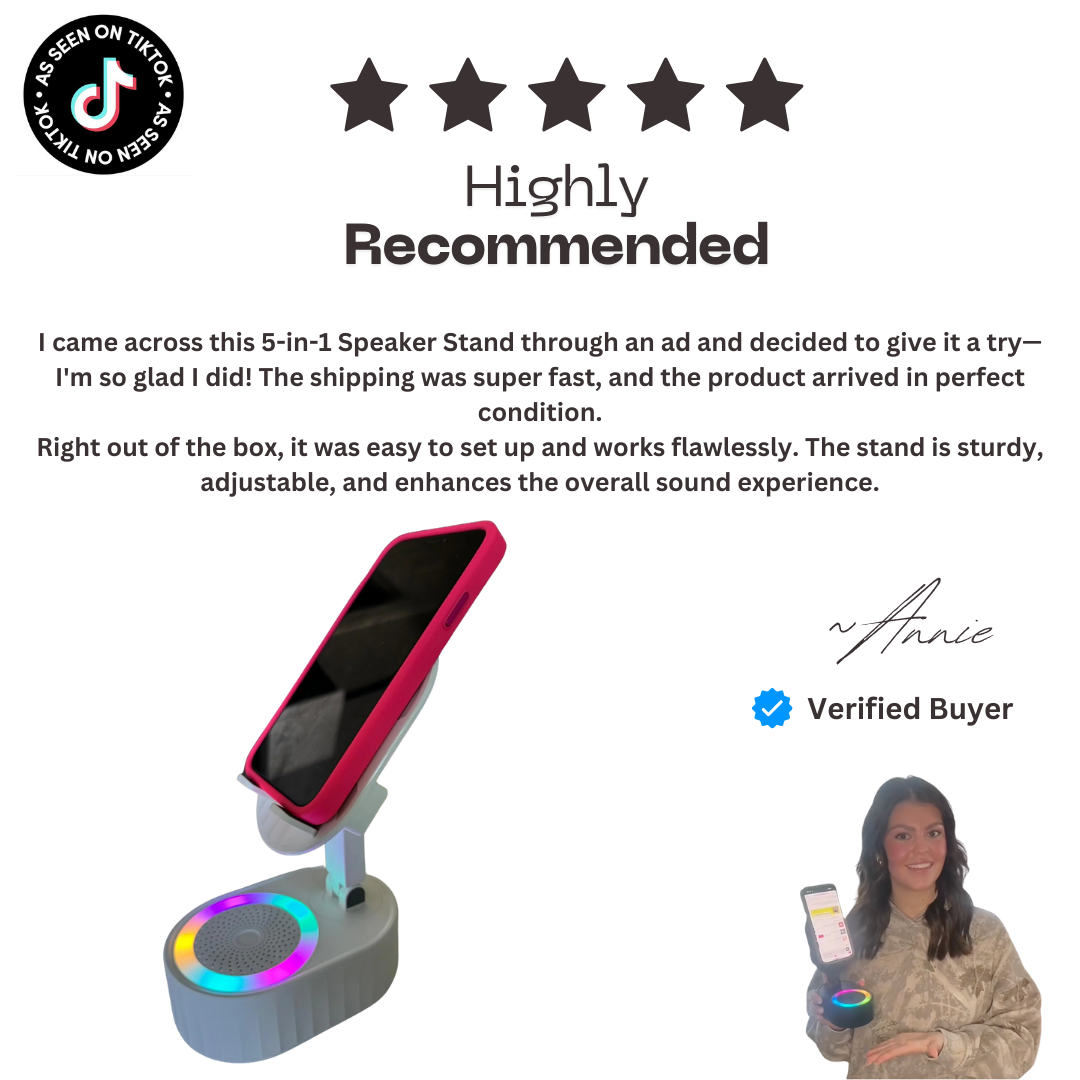 5 IN 1 DJ FLIP 2.0 INDUCTION SPEAKER