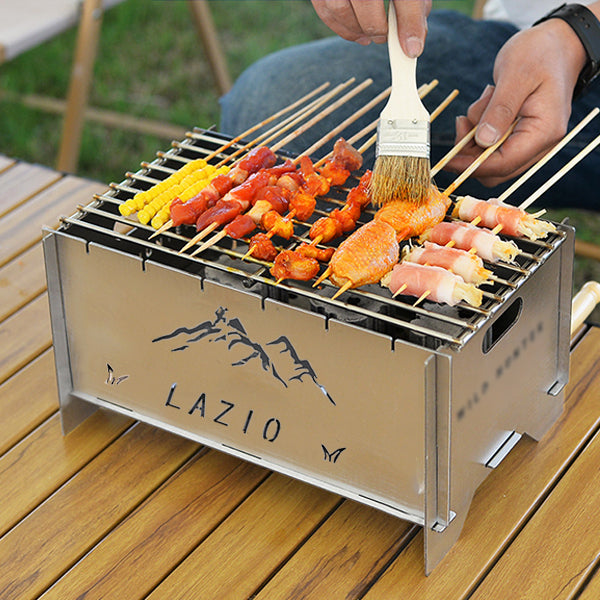 Foldable BBQ Grill - Self-Assembly Required - Outdoor Camping