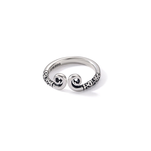 Black Myth Wukong Inspired Rings - Unisex Designs - Adjustable S999 Silver