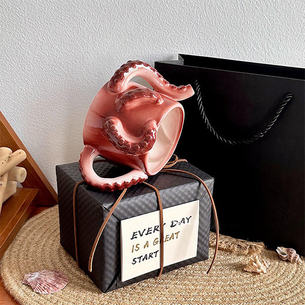 Handcrafted Ceramic Mug - Unleash the Kraken - Halloween and Unique Gifts