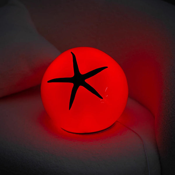 Tomato Table Lamp - Adjustable Brightness Resin Light - Perfect for Modern Home Decor