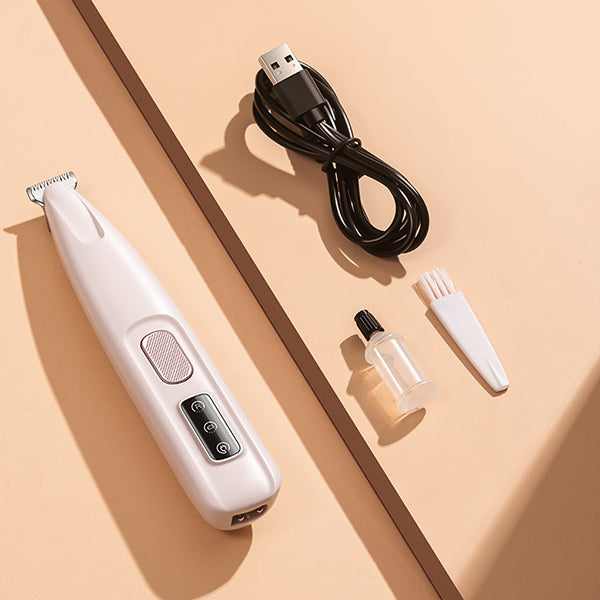 Gentle Pet Hair Trimmer - Stress-Free Grooming - Waterproof - USB Rechargeable