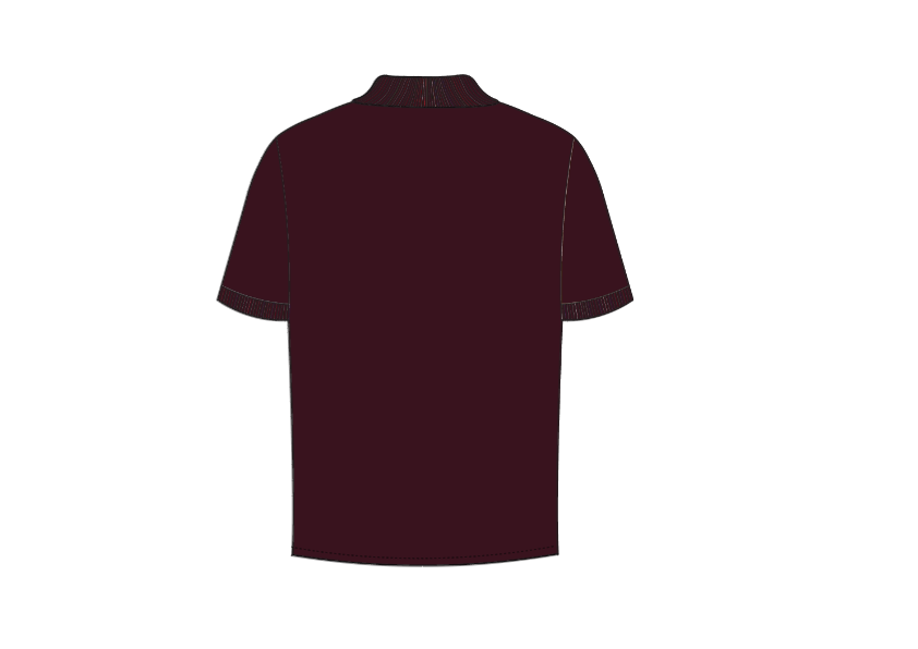 Elevate Your Style with the Father Sons Classic Plum Polo Shirt Featuring Elegant Tonal Button and Embroidery - FSH879