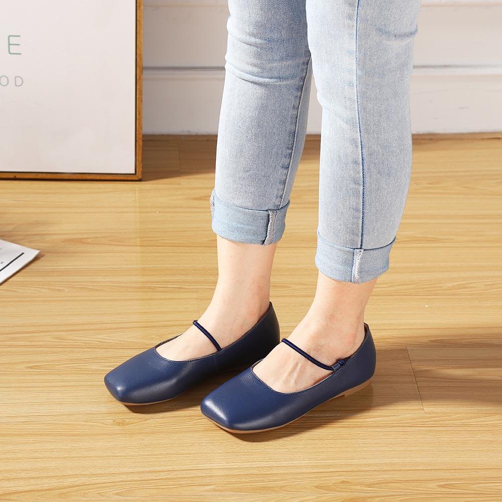 SQUARE TOE FLAT