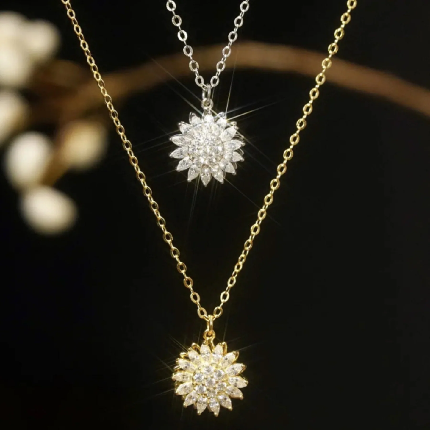 Collar de girasoles para inquietarme – Para mi hija