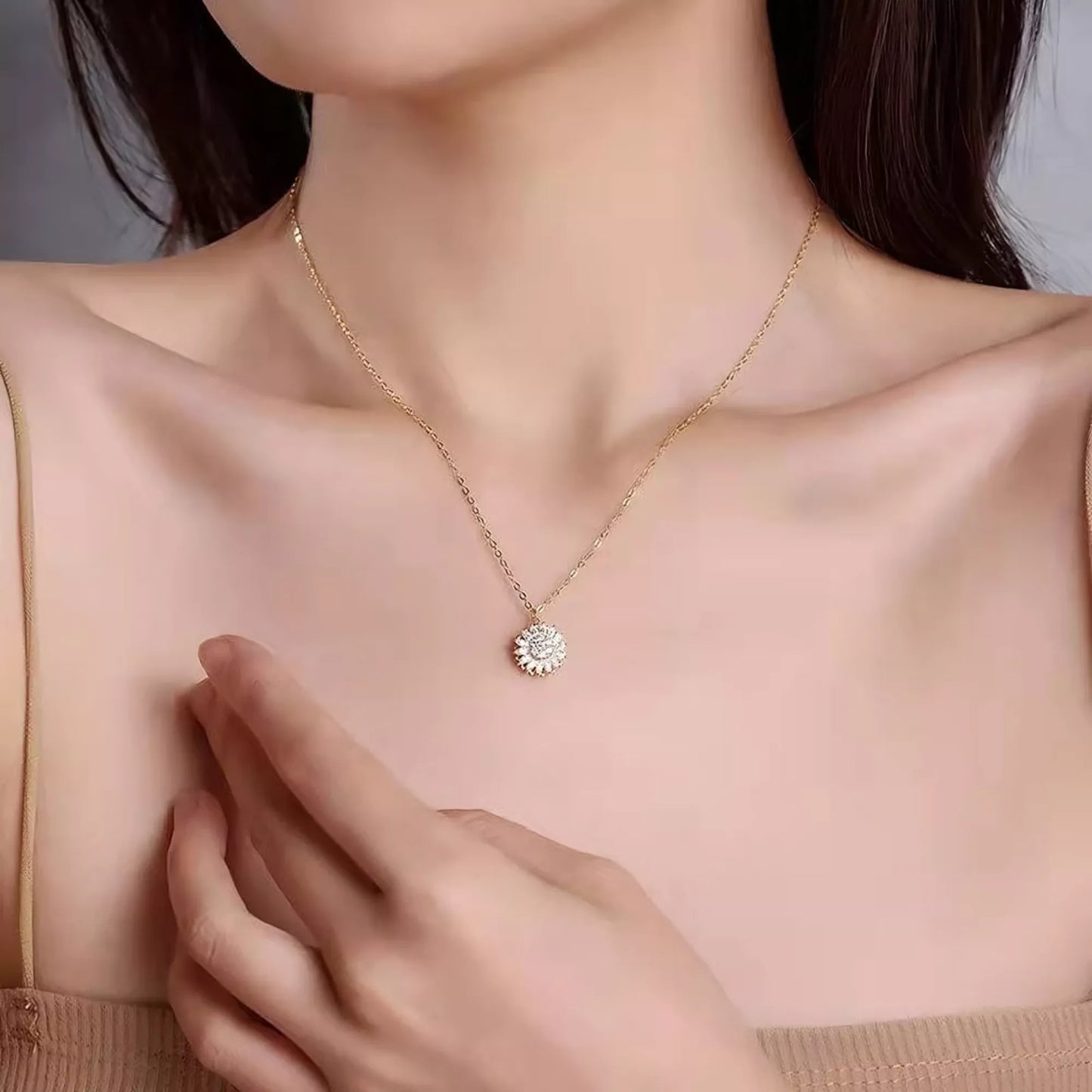 Collar de girasoles para inquietarme – Para mi hija