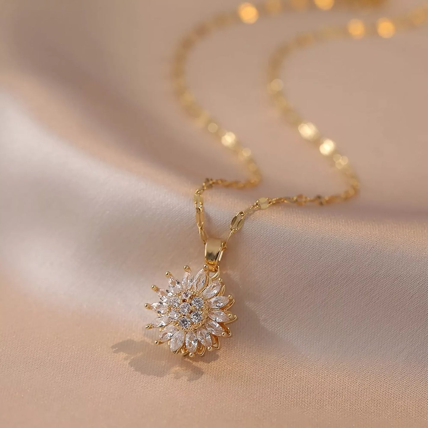 Collar de girasoles para inquietarme – Para mi hija