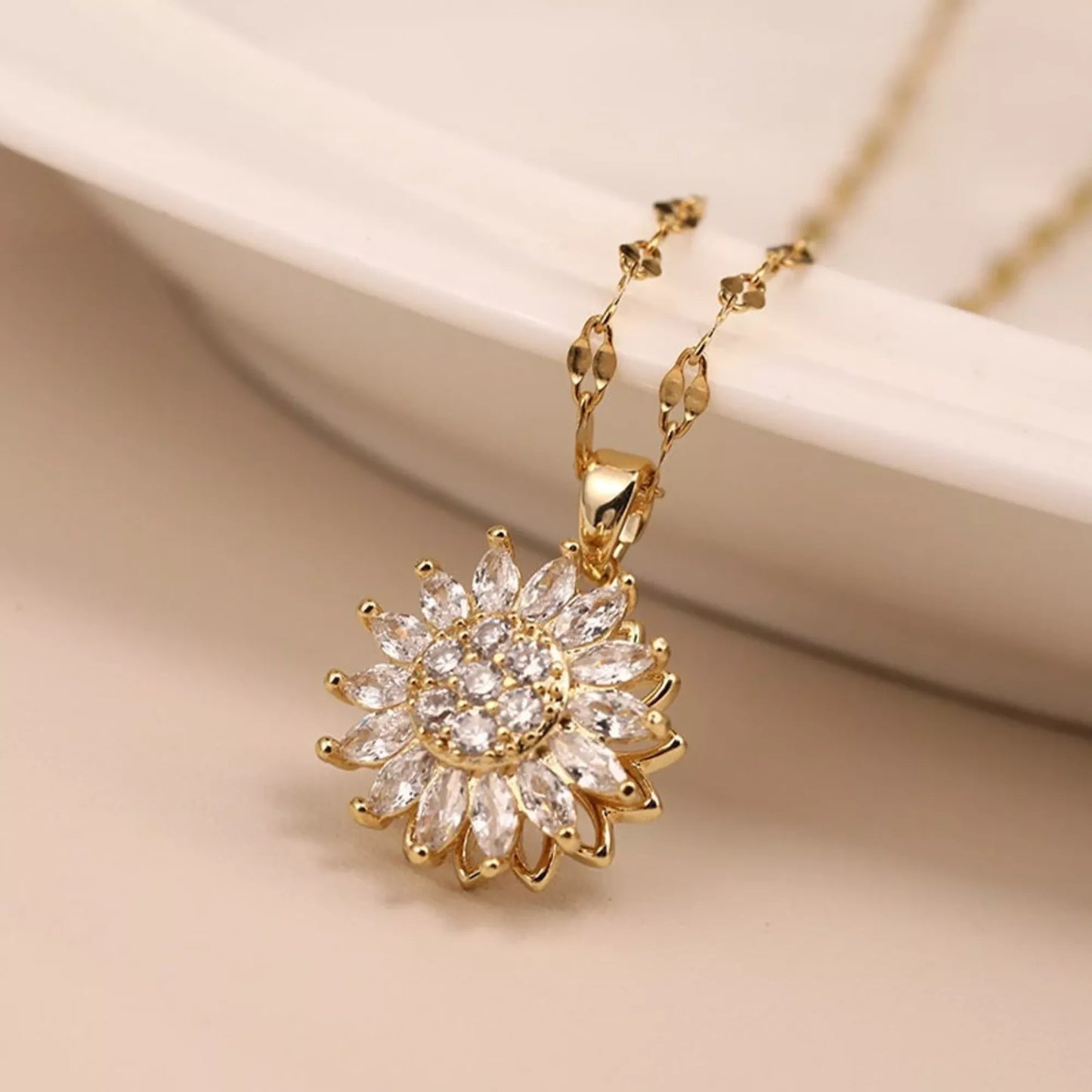 Collar de girasoles para inquietarme – Para mi hija
