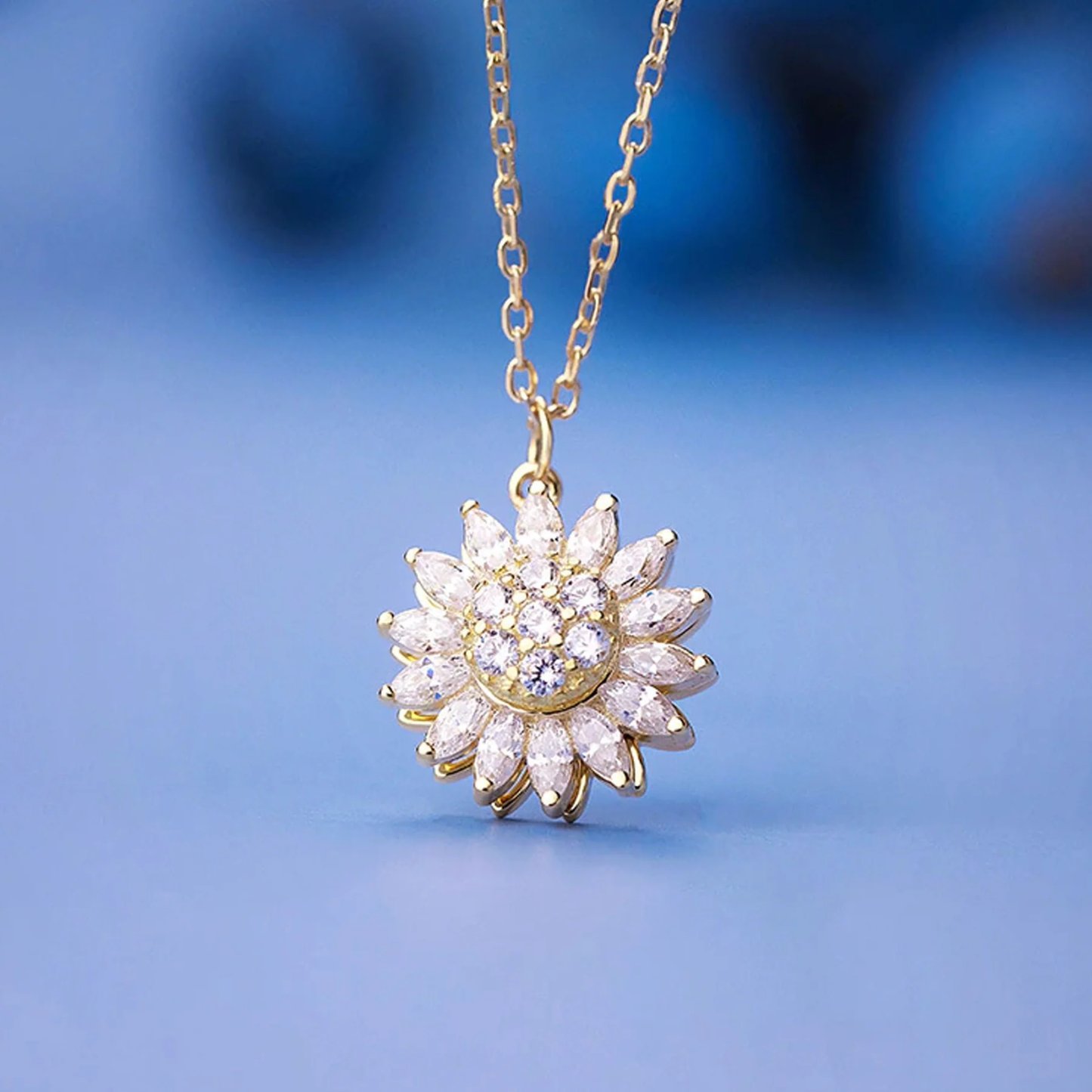 Collar de girasoles para inquietarme – Para mi hija