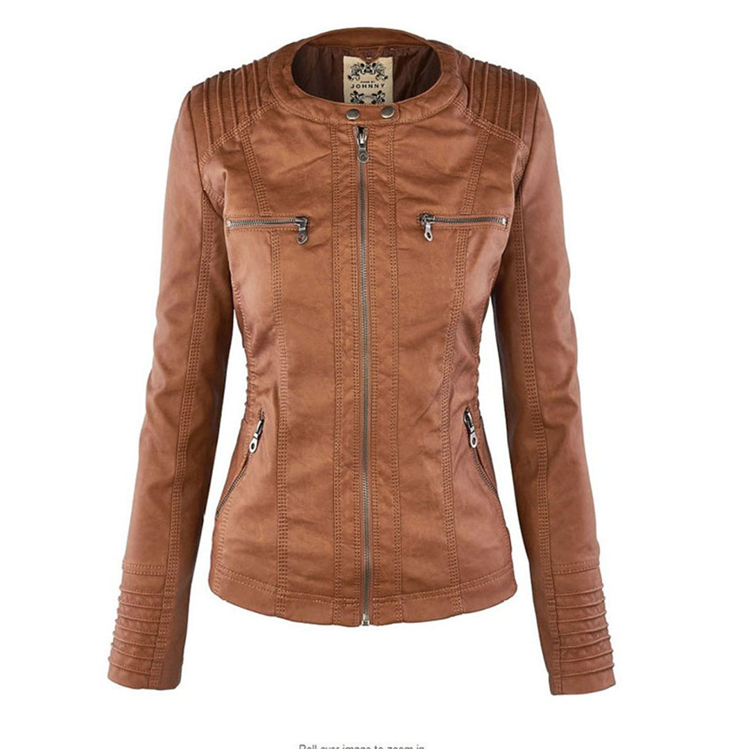 CAMILA - STYLISH LEATHER JACKET