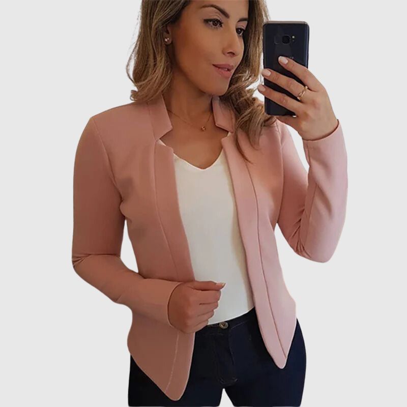 KATELYN - SOLID OPEN FRONT BLAZER