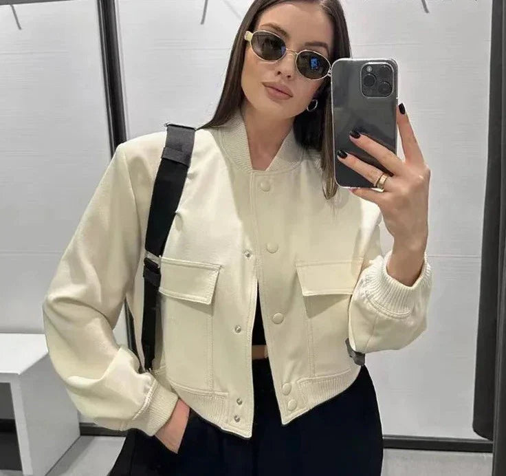 GALE - BOMBER JACKET WITH POCKETS