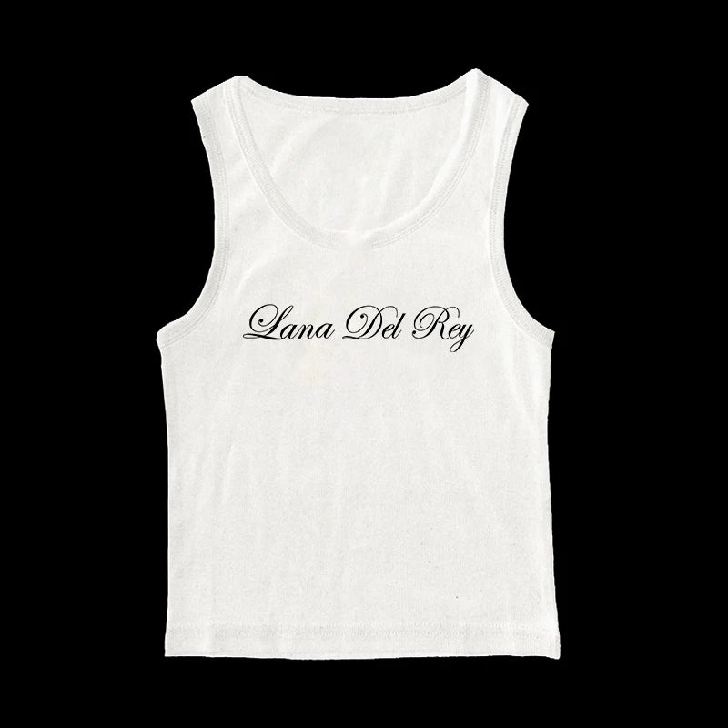 streetwear sleeveless sling crop tops