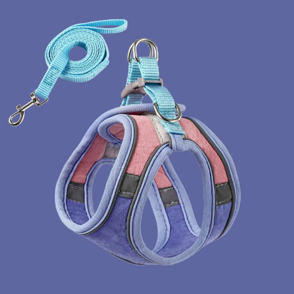 Small Cat Leash and Harness Set – Reflective, Escape-Proof with Bell"