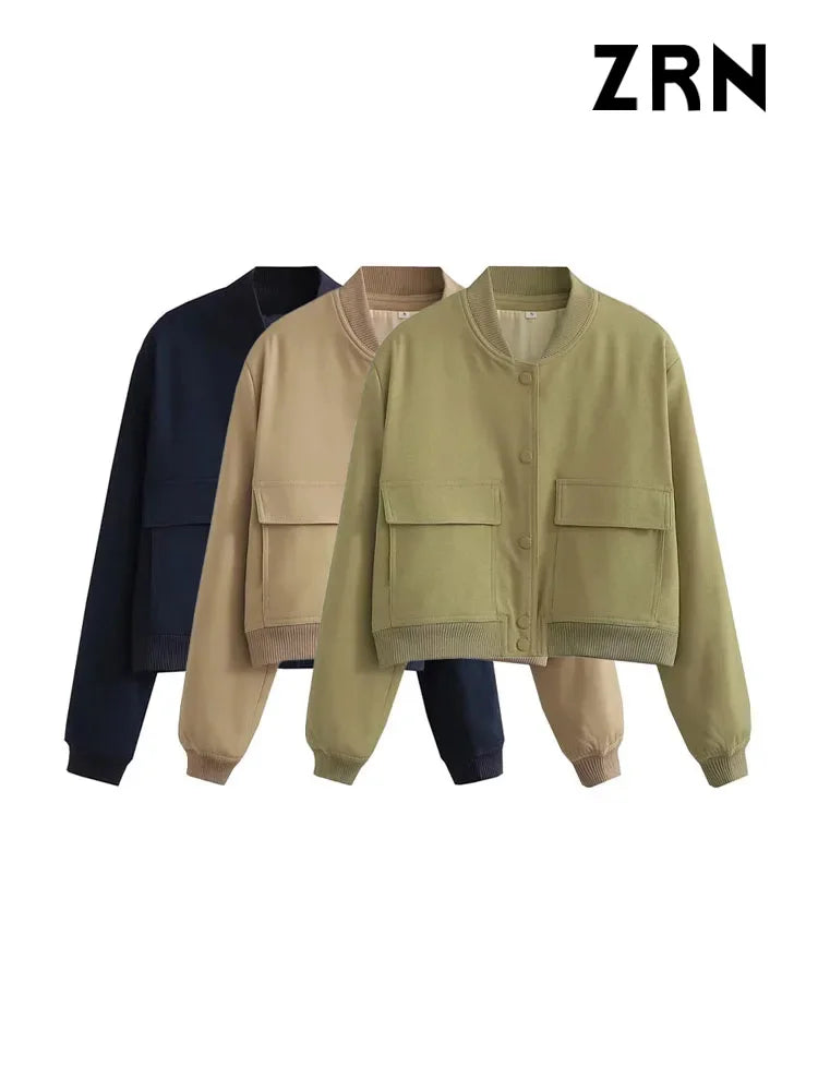 GALE - BOMBER JACKET WITH POCKETS