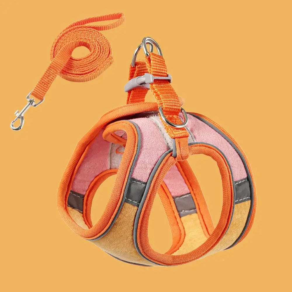 Small Cat Leash and Harness Set – Reflective, Escape-Proof with Bell"