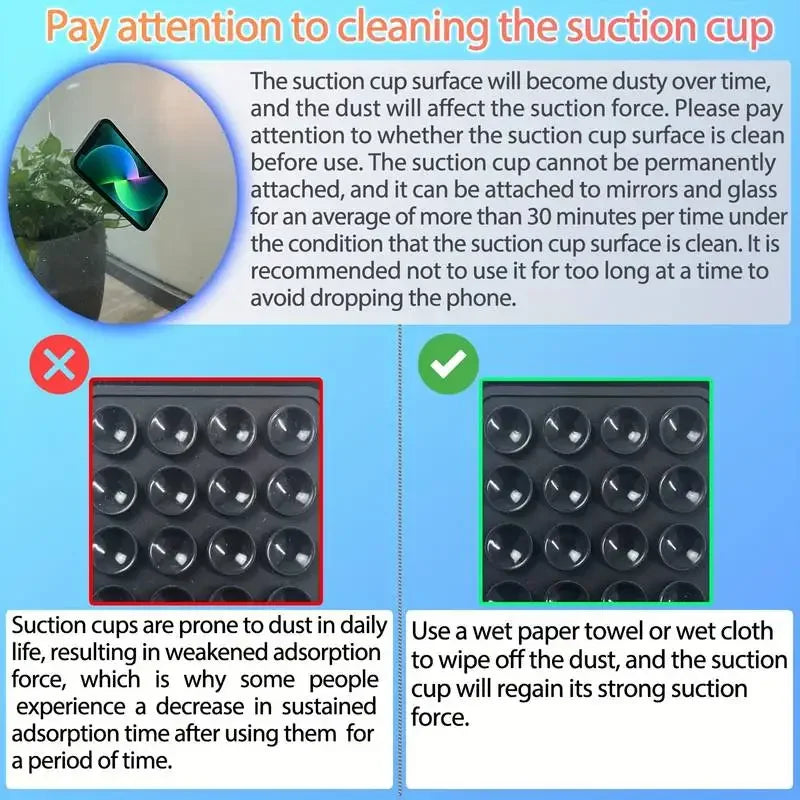 Suction Phone Holder FOR PHOTOS & VIDEOS