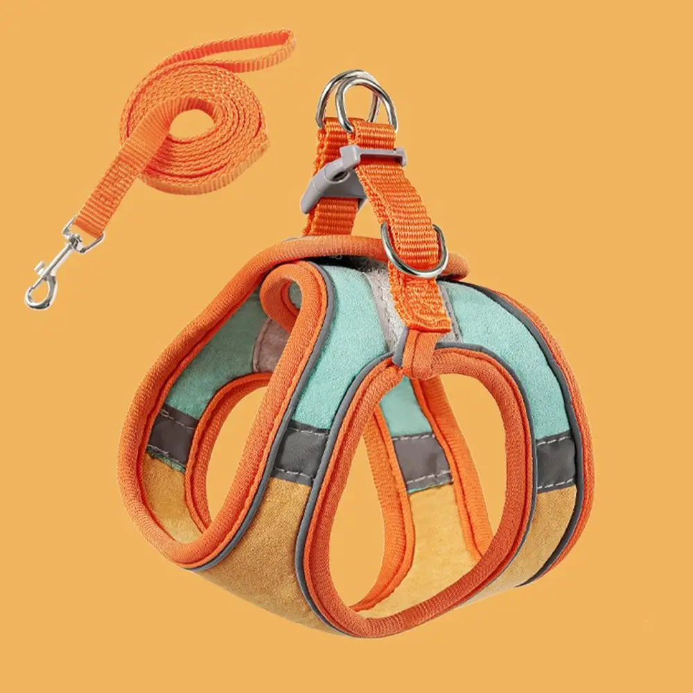 Small Cat Leash and Harness Set – Reflective, Escape-Proof with Bell"