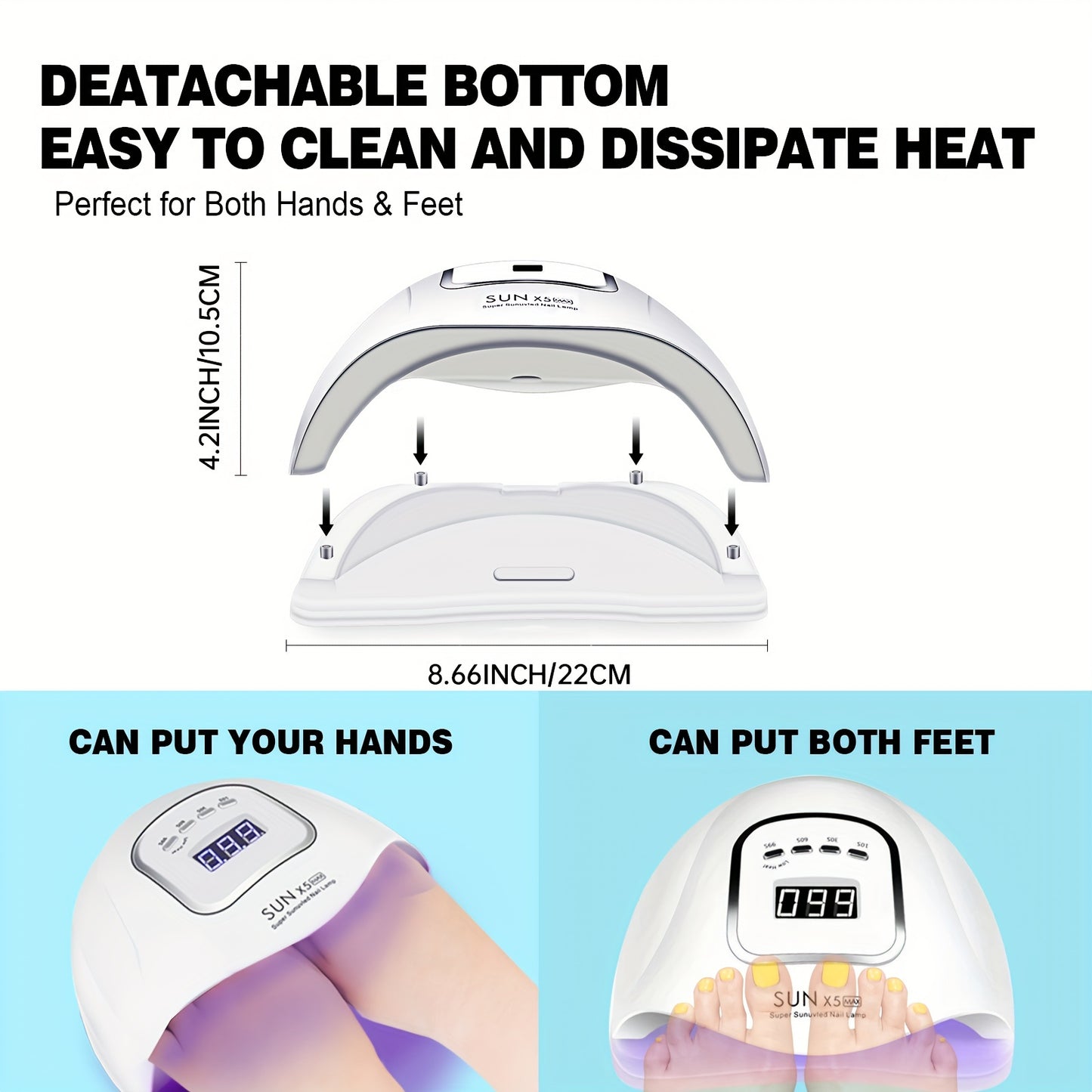 UV LED Nail Lamp + Fast curing