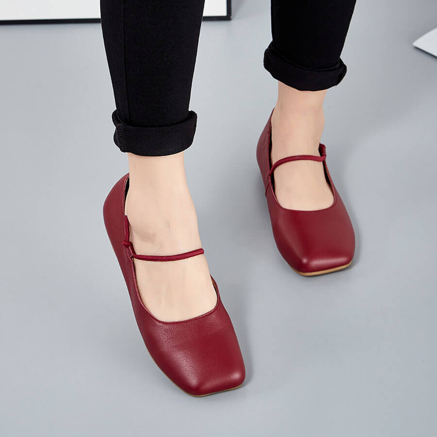 SQUARE TOE FLAT