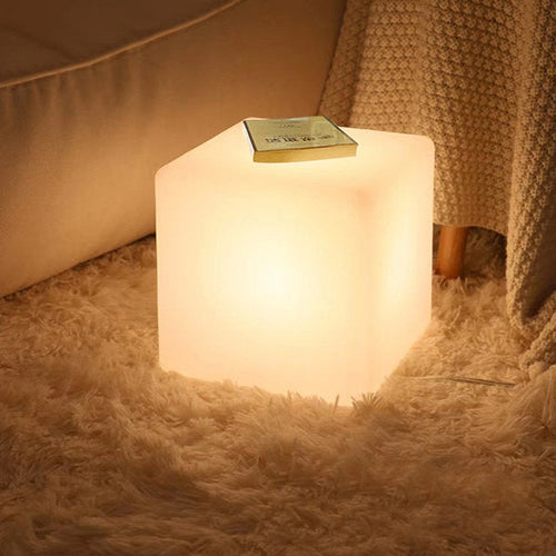 Ambient Cube Floor Lamp - Enhances Room Ambiance - Soft and Warm Light