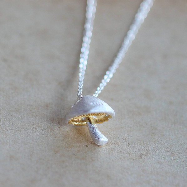 Enchanting Mushroom Necklace - Versatile For Any Outfit - Nature Lovers