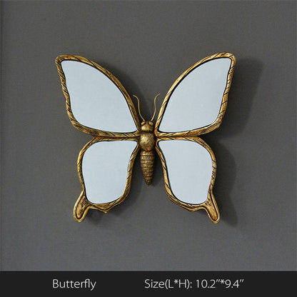Vintage Home Decor Accent - Dragonfly and Butterfly Wall Hanging - Retro Elegance