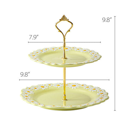 Daisy Dessert Stand - Pastel Yellow - Elegant and Charming - Wedding or Party